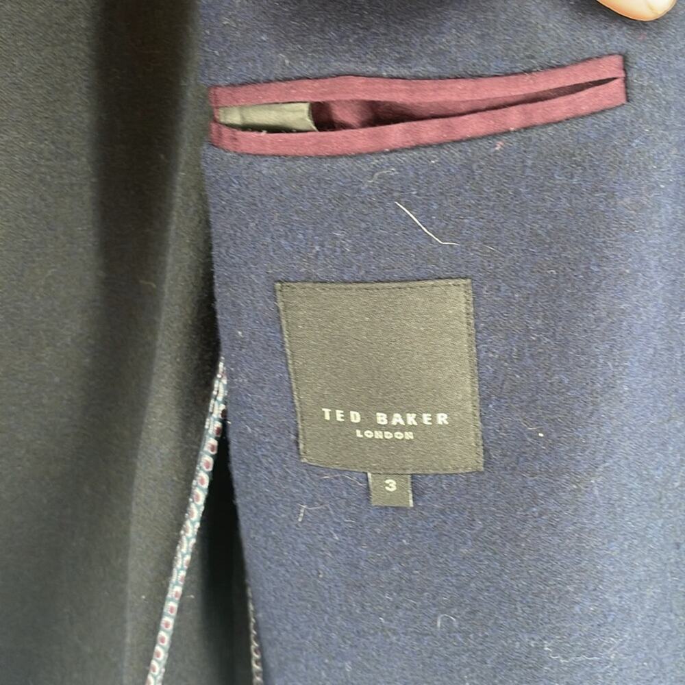 Ted Baker two button single vent lightly lined sport coat blazer sz 3 - Picture 5 of 6